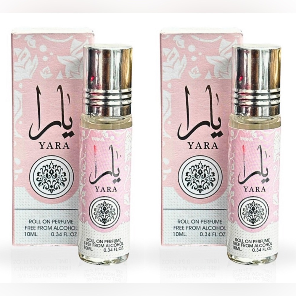 2 Pack Yara Lattafa Roll On Oil 10ml (0.34 Ounce) Travel Size
